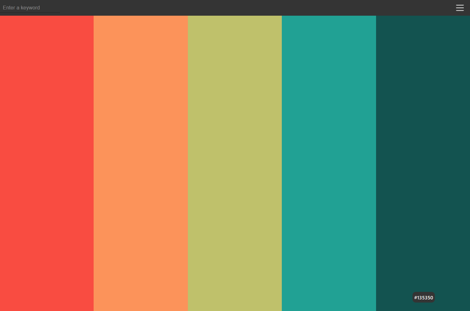 Chromato - A color palette generating web app